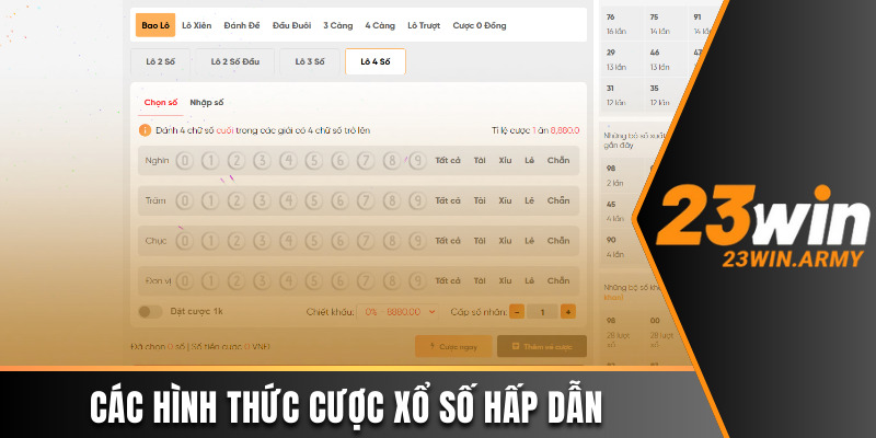 Các hình thức tham gia cược xổ số hấp dẫn