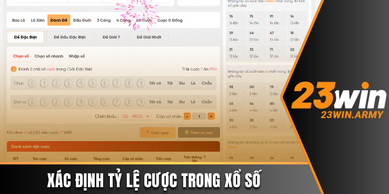 Xác định tỷ lệ cược trong xổ số